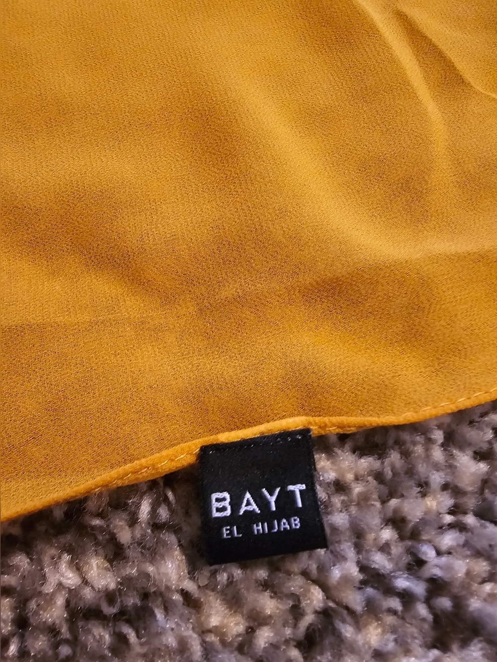 BAYT El Hijab Mustard Scarf